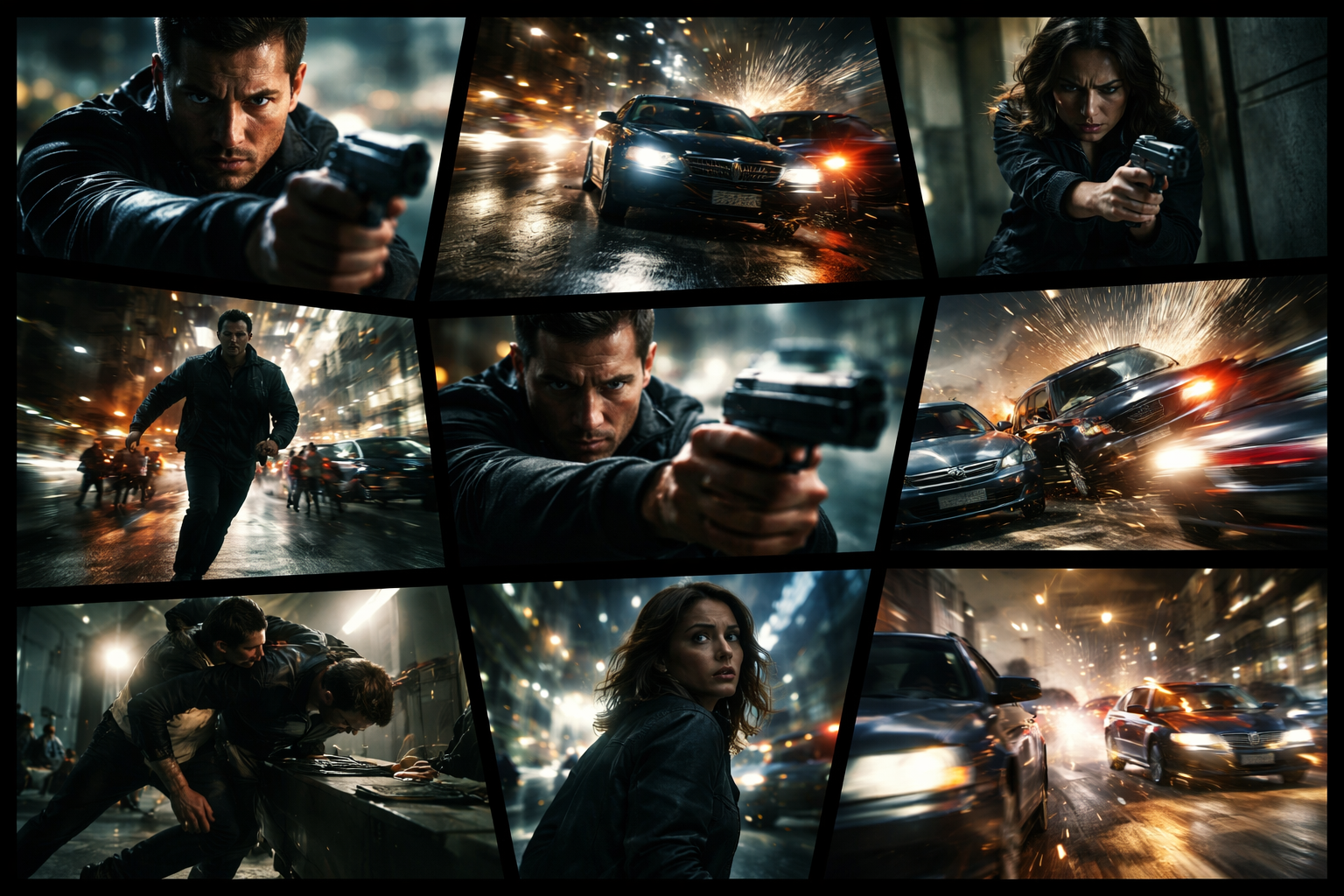 Thrillery z szybkim montażem